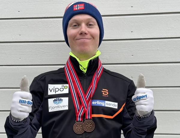 Martin Kirkeberg Mørk med 2xMN-bronse